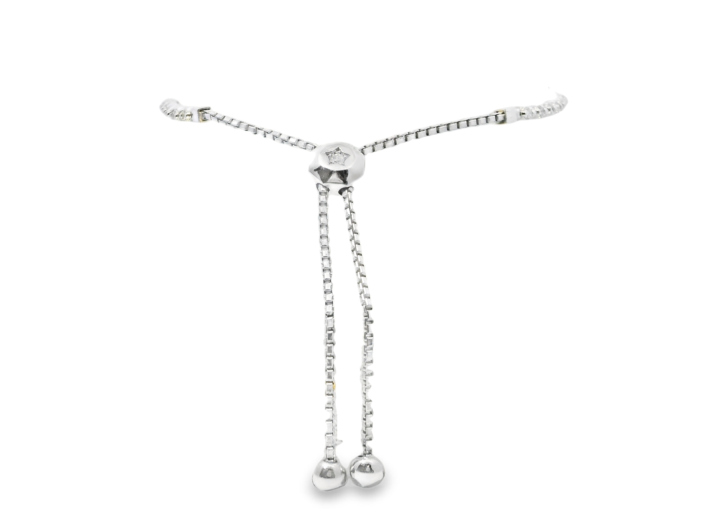 0.37CT Diamond  1.40CT Tsavorite Bracelet 14k White Gold