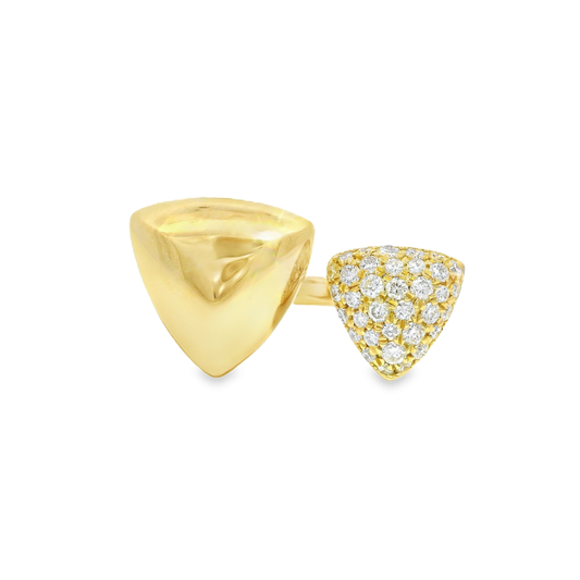 0.50CT Diamond Ring 14k Yellow Gold