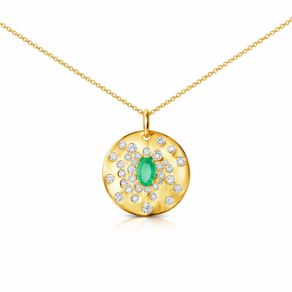 0.67ct diamond pendant in 14k yellow gold – Niara