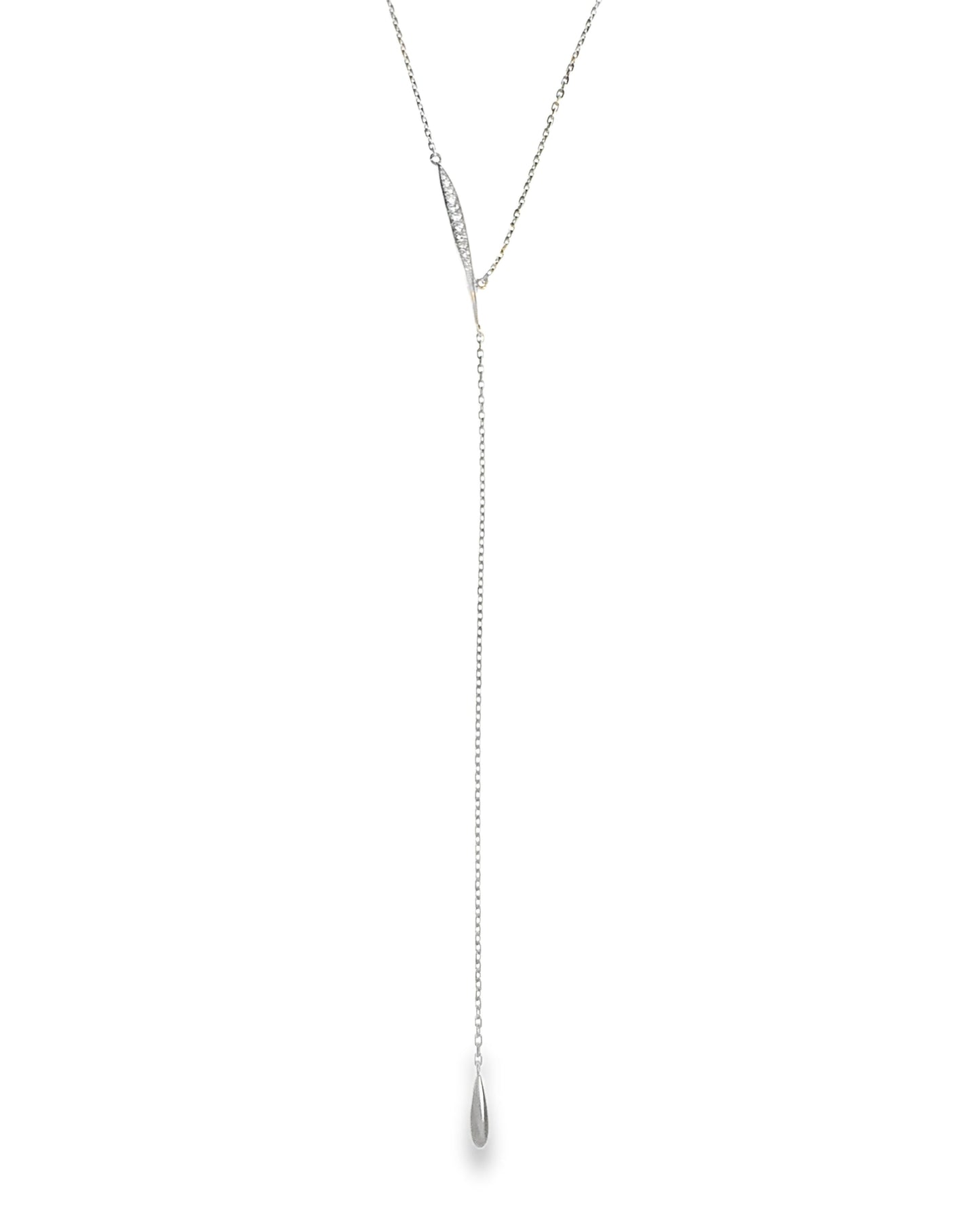 0.13CT Diamond Pendant 14k White Gold