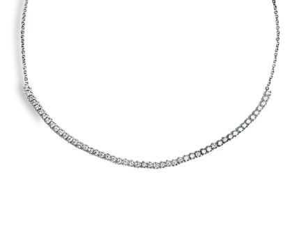0.85CT Diamond Pendant 14k White Gold