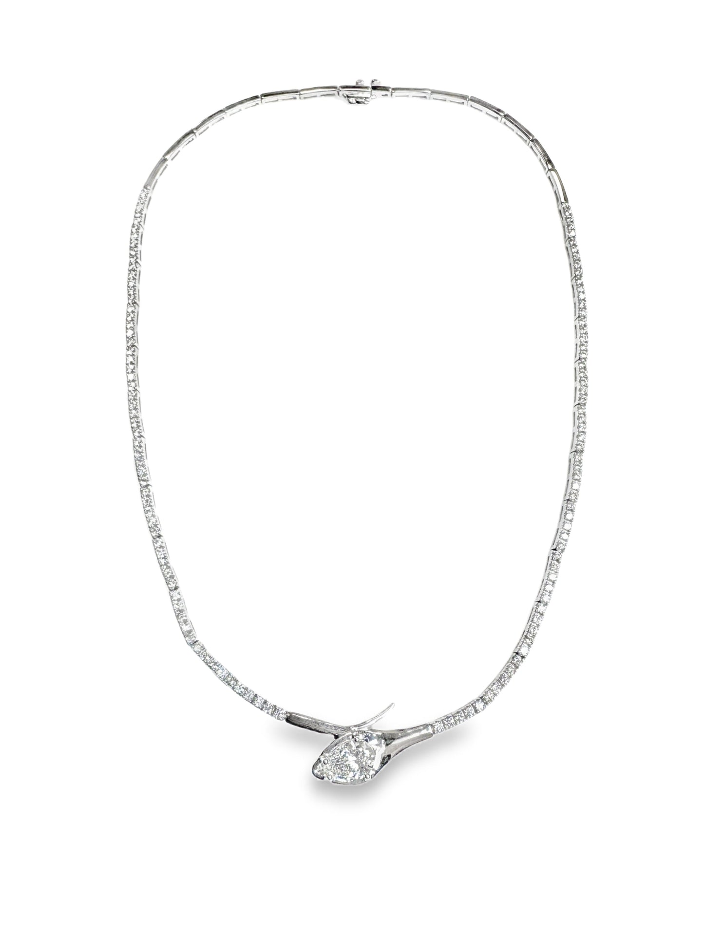 2.69CT Diamond 1.23CT Clear Lab Certified Stone 14k White Gold