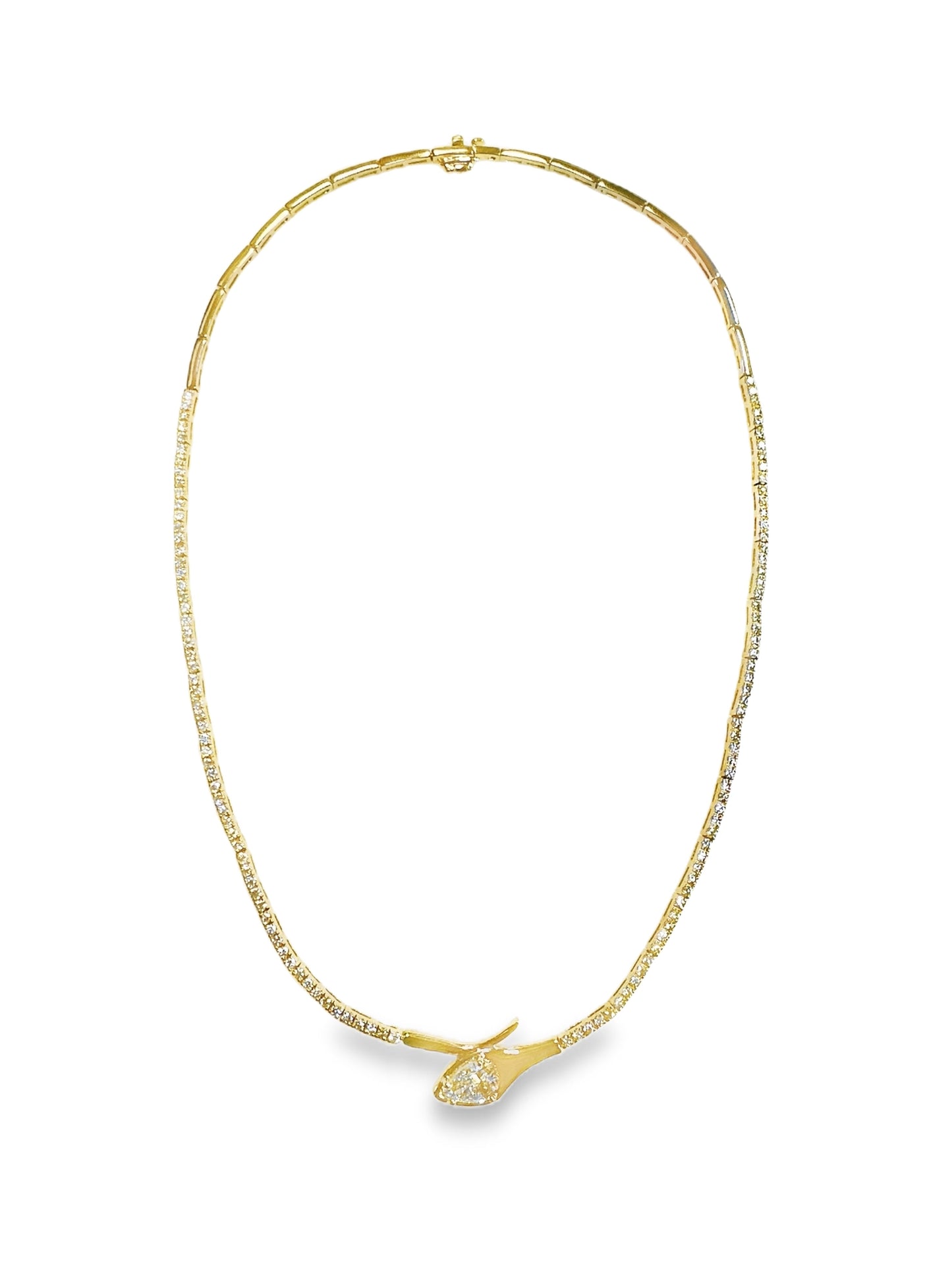 2.69CT Diamond 1.14CT Clear Lab Certified Stone 14k Yellow Gold