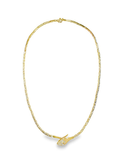 2.69CT Diamond 1.14CT Clear Lab Certified Stone 14k Yellow Gold