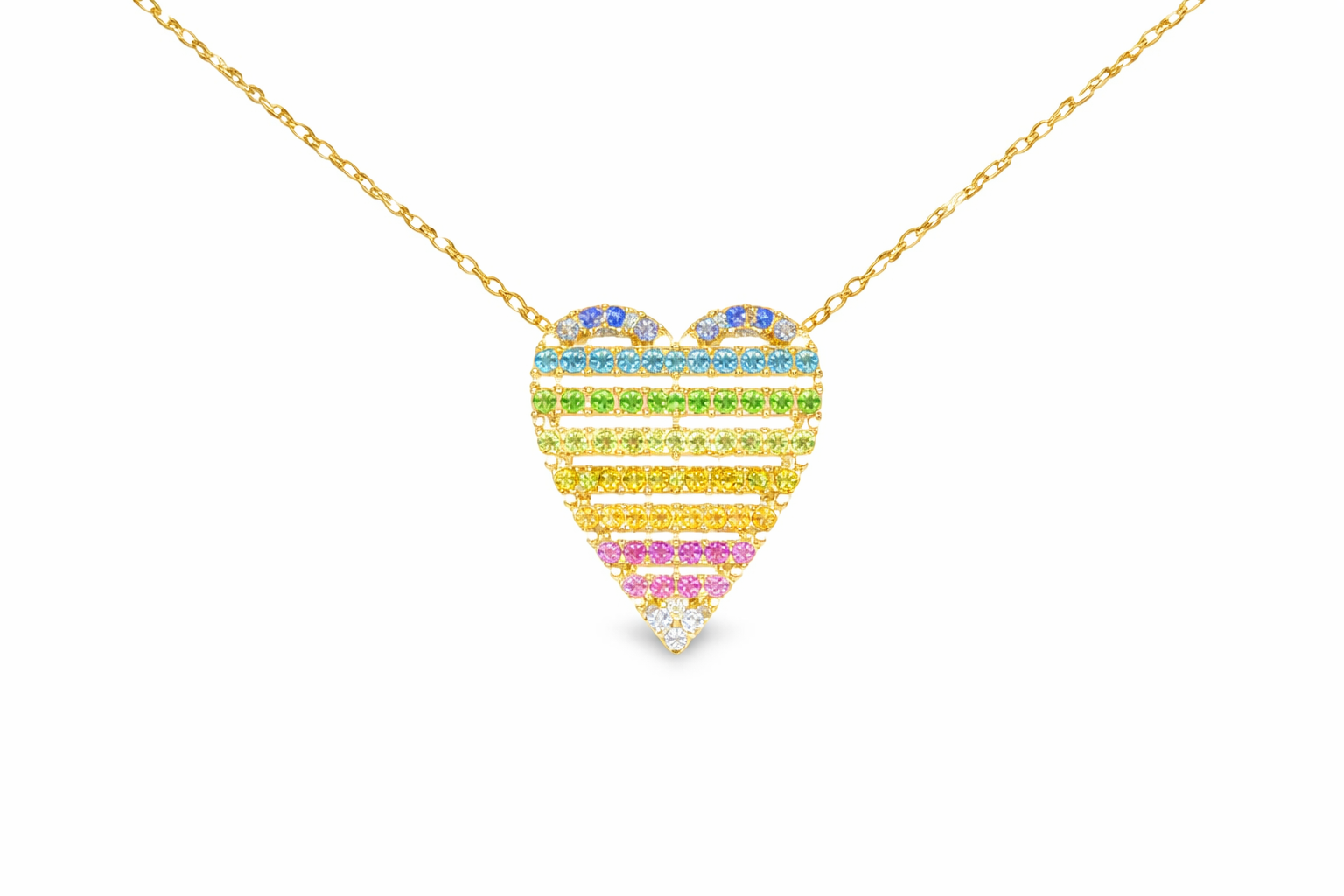0.66ct sapphire pendant in 14k yellow gold – Niara