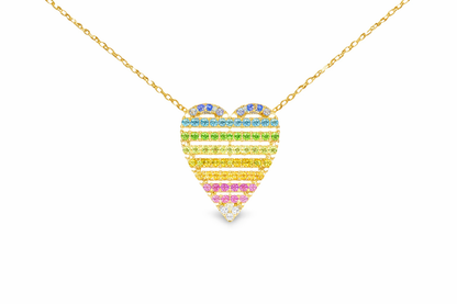 0.66ct sapphire pendant in 14k yellow gold – Niara