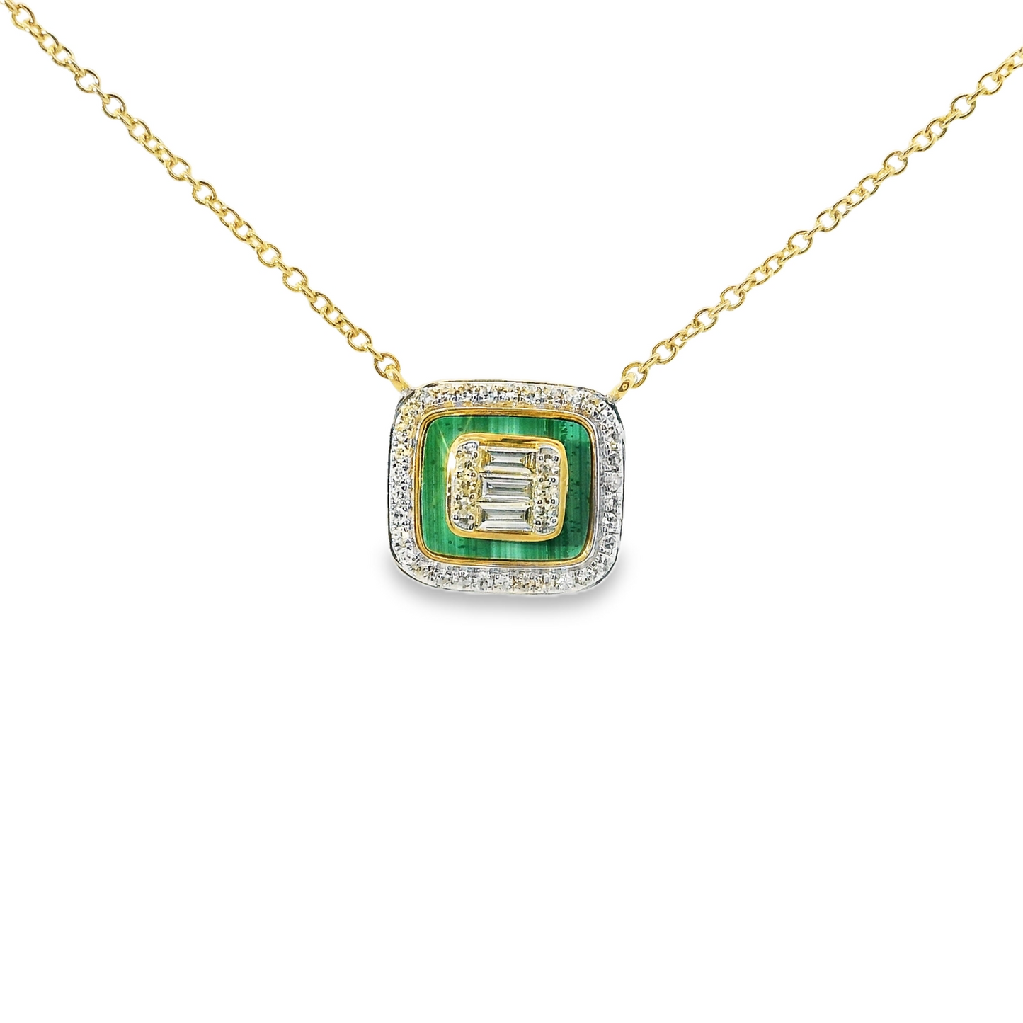 0.10ct emerald pendant in 14k gold – Niara