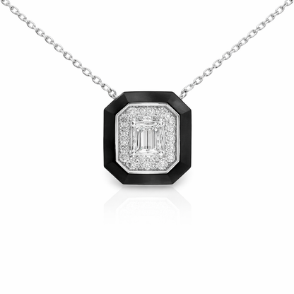0.41ct diamond pendant in 14k white gold – Niara