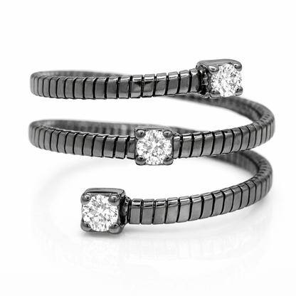 0.23CT Diamond Ring 14K White Gold
