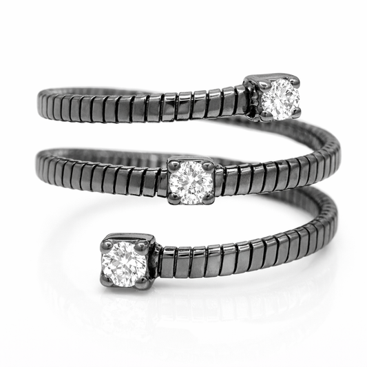 0.23CT Diamond Ring 14K White Gold