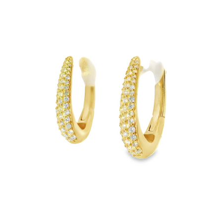 0.41Ct Diamond Earring 14k White Gold