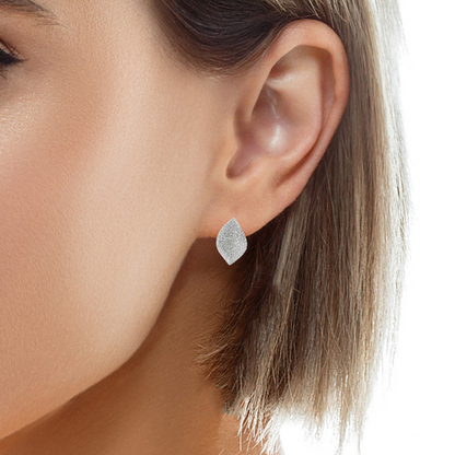 1.90CT Diamond Earring 14k White Gold