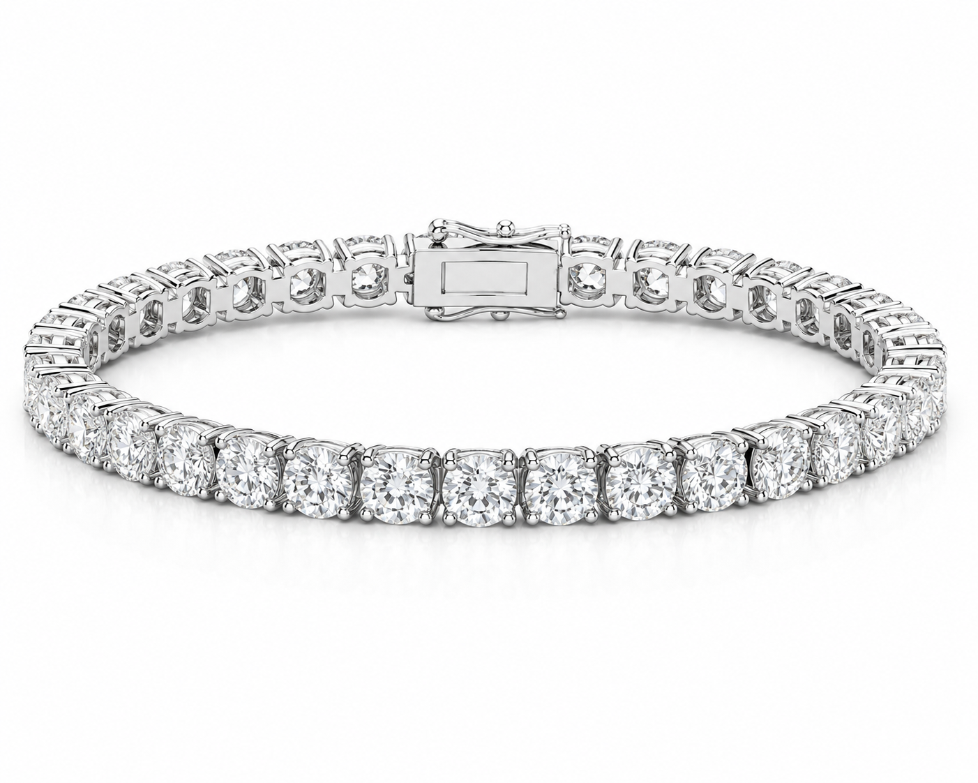 13.79CT Natural Diamond Tennis Bracelet 14k Gold