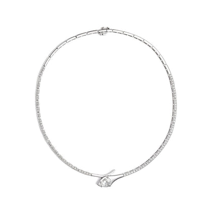 2.69CT Diamond 1.23CT Clear Lab Certified Stone 14k White Gold
