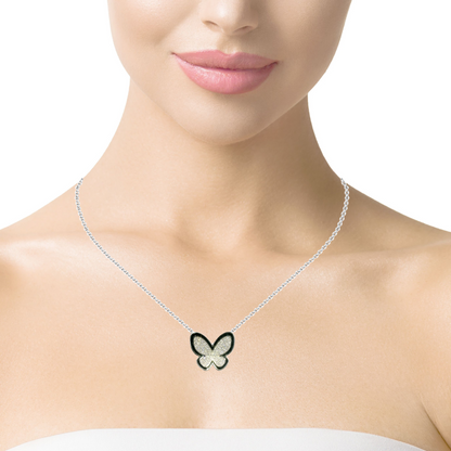 0.25ct diamond pendant in 14k white gold – Niara