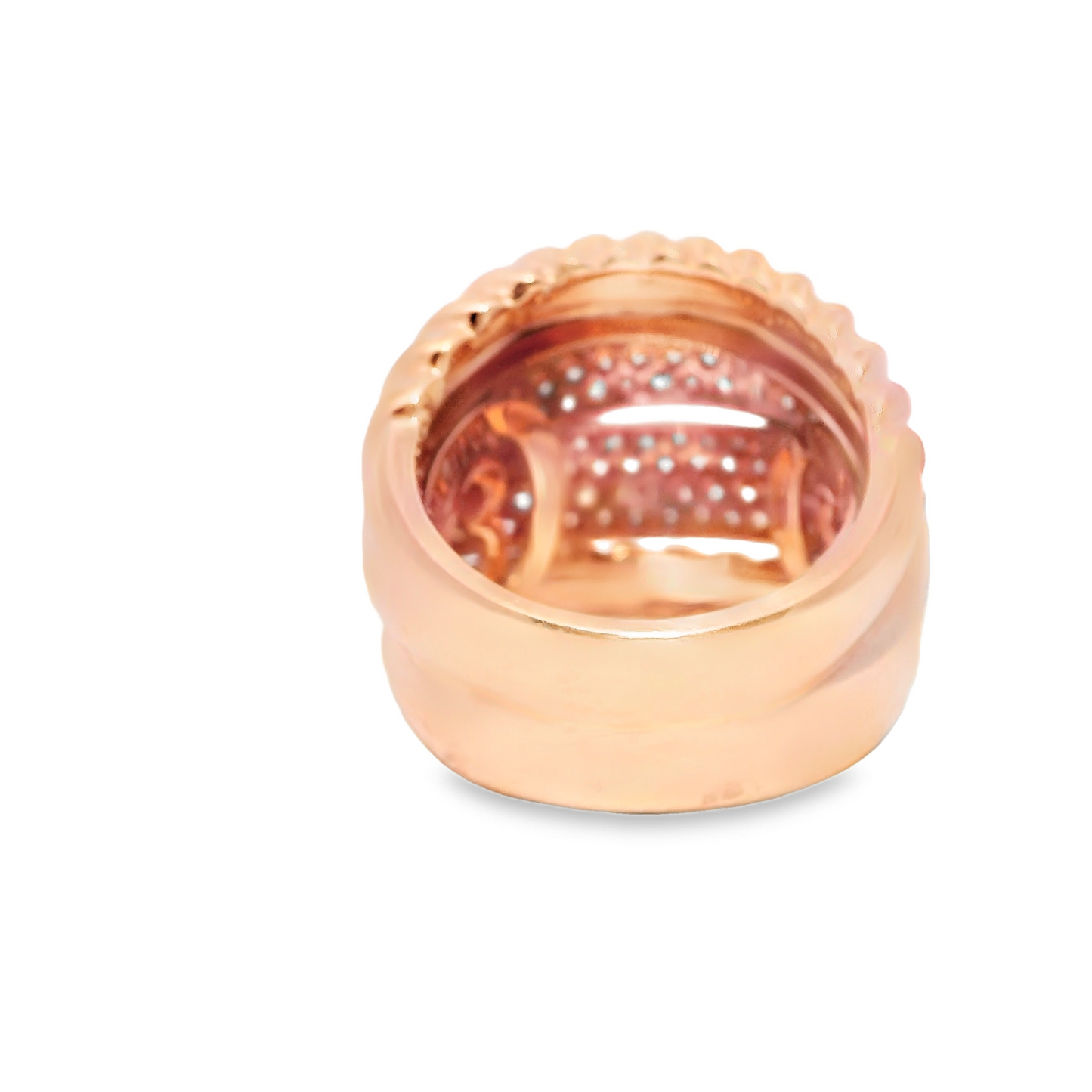 2.13CT Diamond Ring 14k Rose Gold