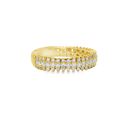 1.12CT Diamond Ring 14k Yellow Gold