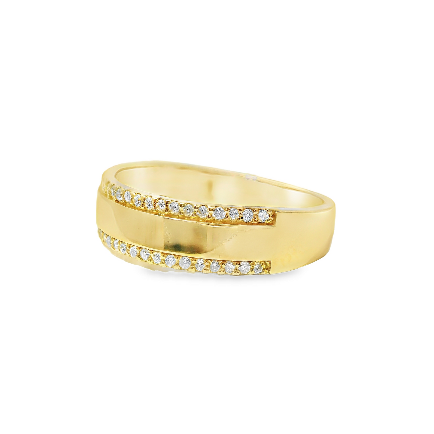 0.20Ct Diamond Ring 18k Yellow Gold