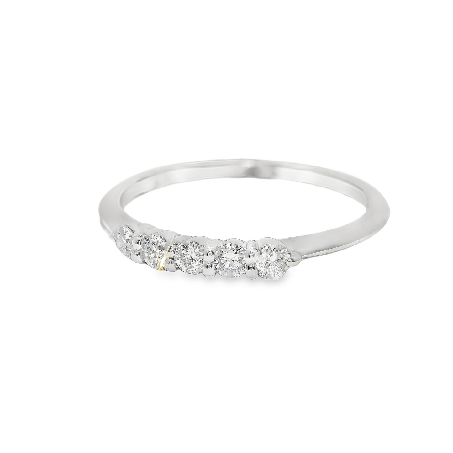 0.20CT Diamond Ring 18k White Gold