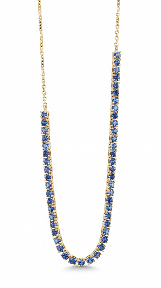 Blue Sapphire Necklace
