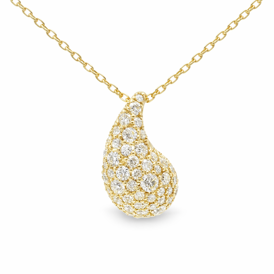 1.13ct diamond pendant in 14k yellow gold – Niara