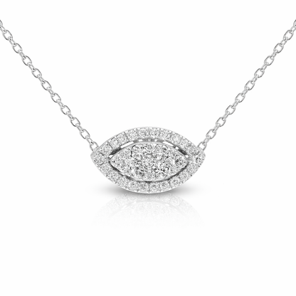 0.31ct diamond pendant in 14k white gold – Niara