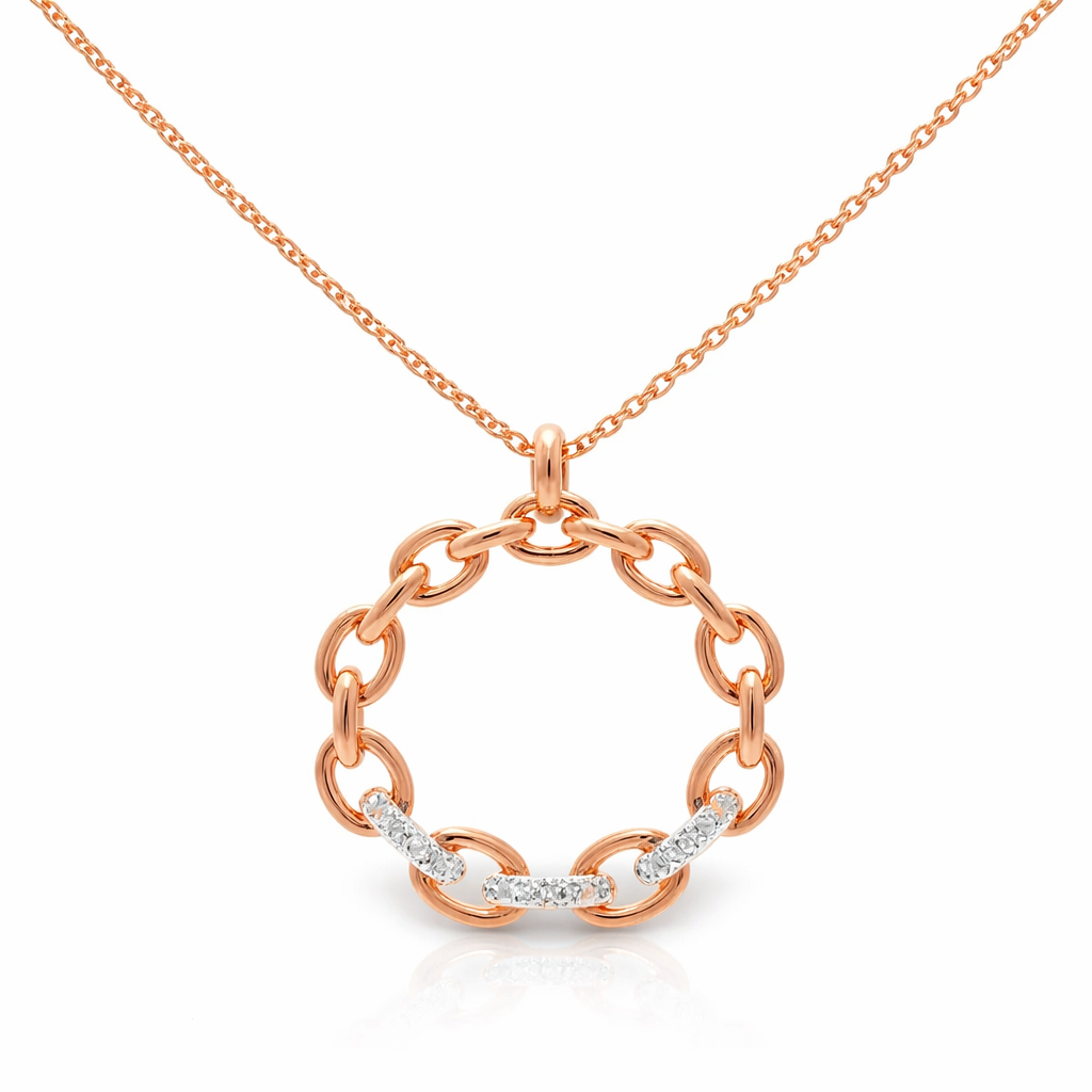 0.06ct diamond pendant in 14k gold – Niara