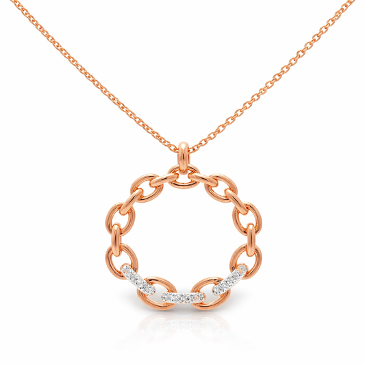 0.06ct diamond pendant in 14k gold – Niara