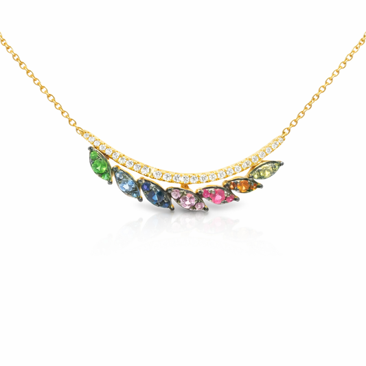 0.16ct diamond pendant earring in 14k rose gold – Niara