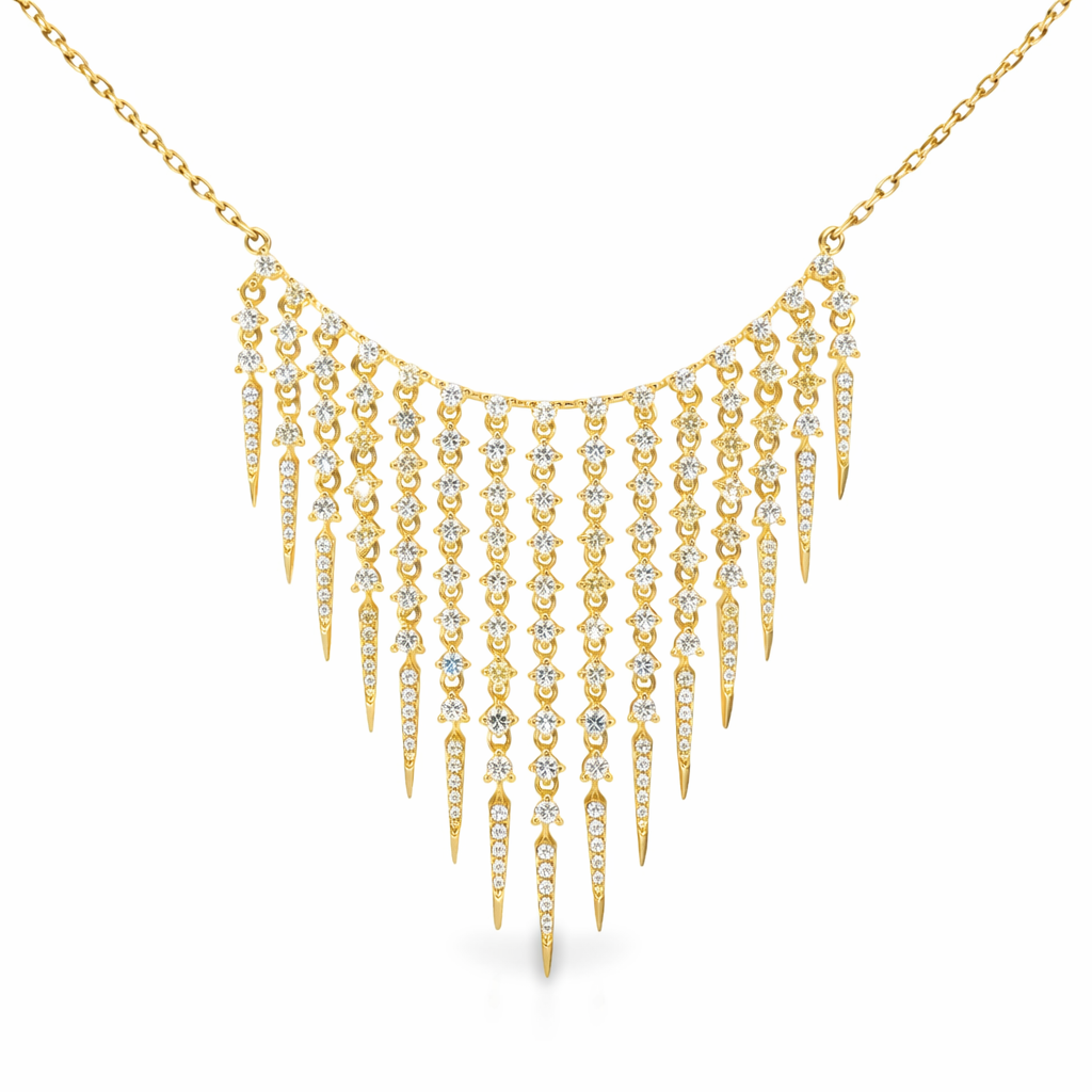 3.00ct diamond pendant in 14k gold – Niara