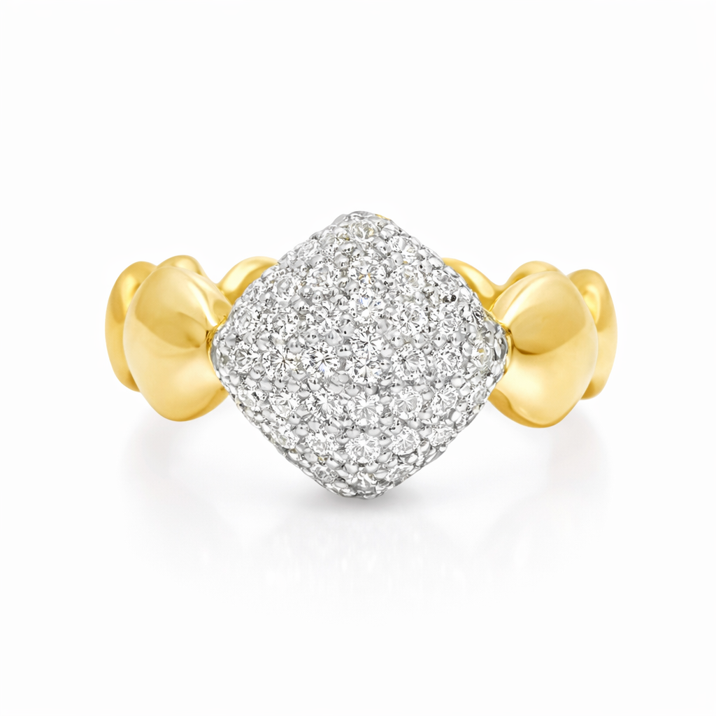 0.50Ct Diamond Ring 18k Yellow Gold