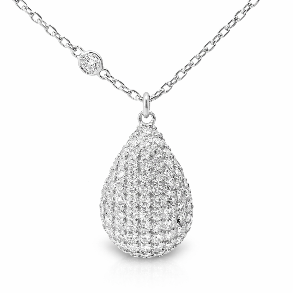 1.23ct diamond pendant in 14k white gold – Niara