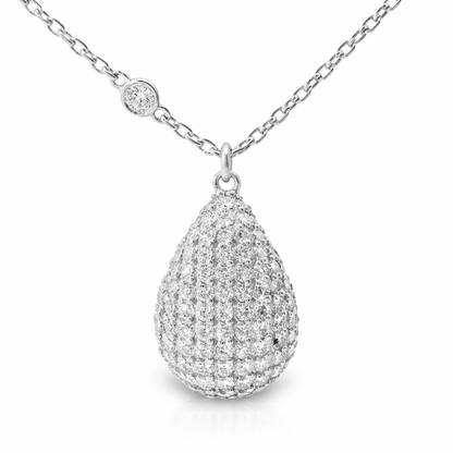 1.23ct diamond pendant in 14k white gold – Niara