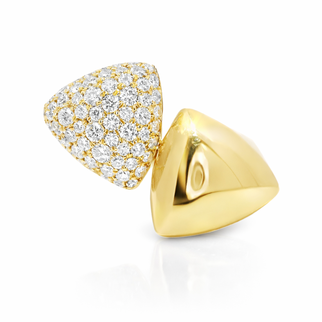 0.98CT Diamond Ring 14k Yellow Gold