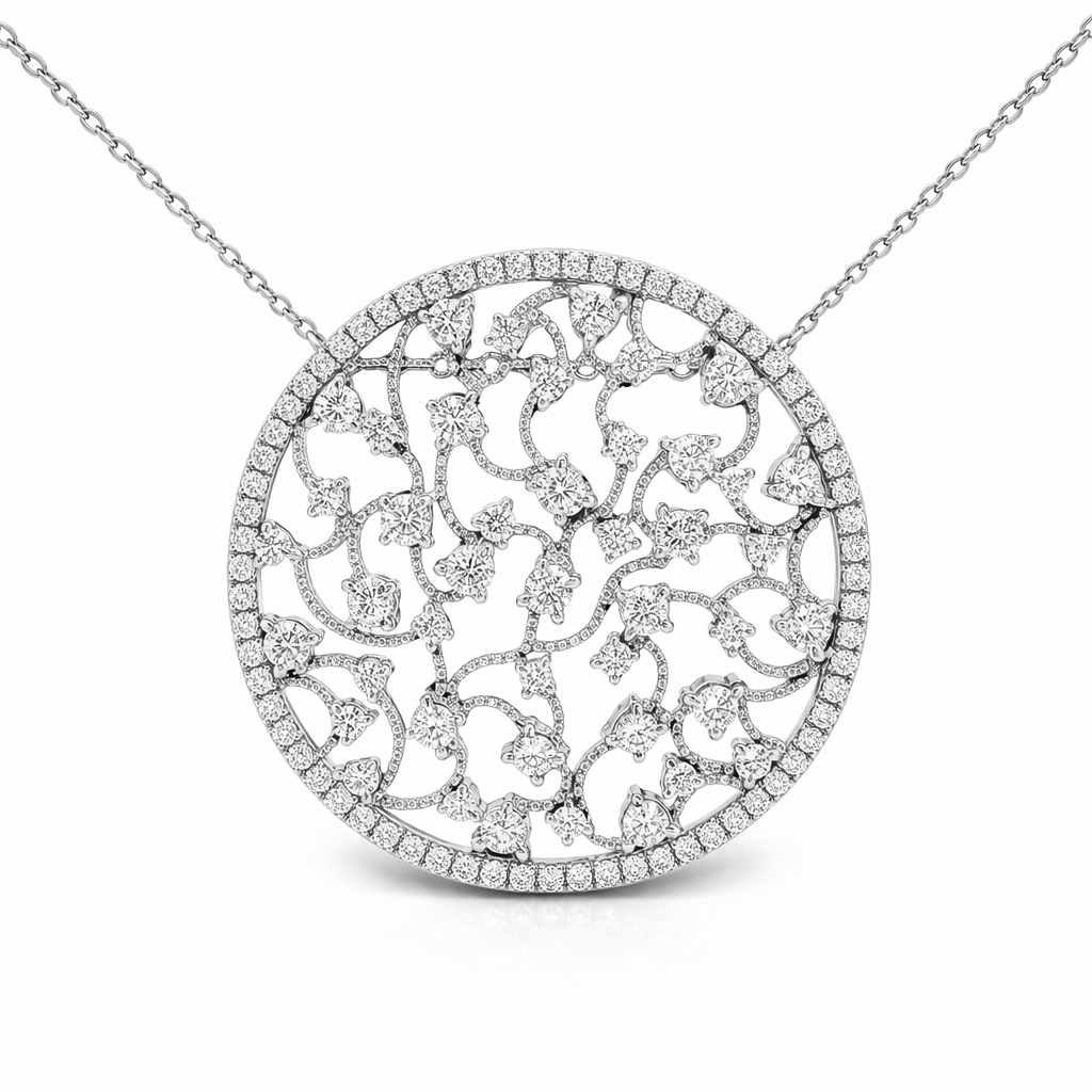 2.62ct diamond pendant in 14k white gold – Niara