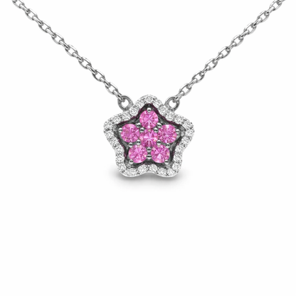 0.18ct diamond pendant in 14k white gold – Niara