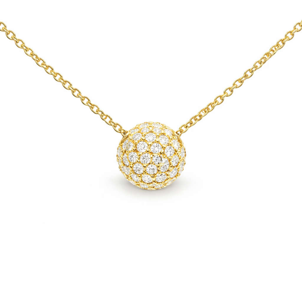 0.29ct diamond pendant in 14k yellow gold – Niara