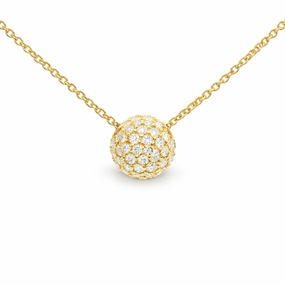 0.29ct diamond pendant in 14k yellow gold – Niara