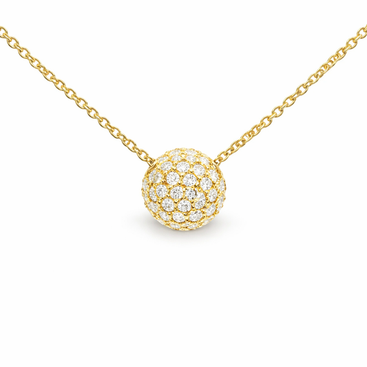 0.29ct diamond pendant in 14k yellow gold – Niara