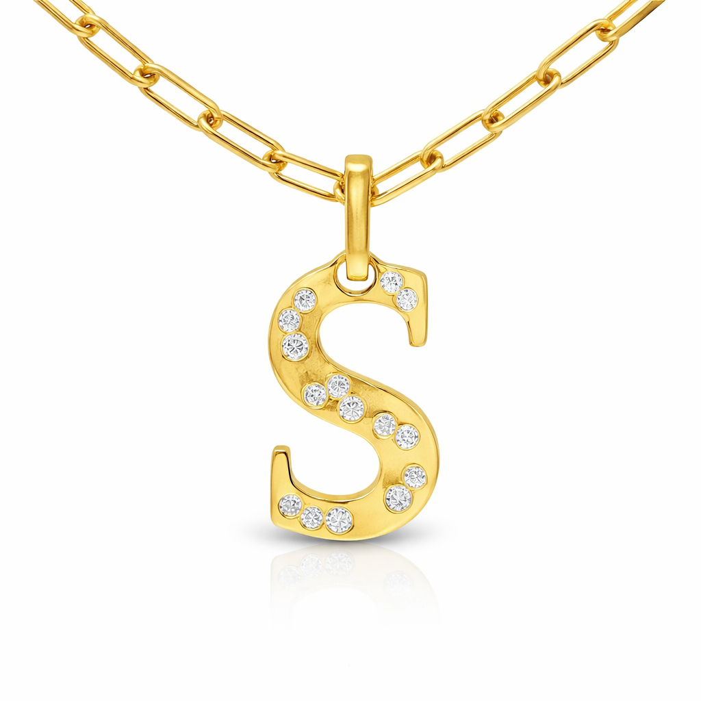 0.15ct diamond pendant in 18k yellow gold – Niara