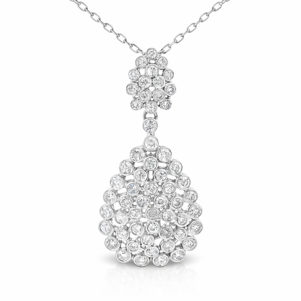 1.17ct diamond pendant in 14k white gold – Niara