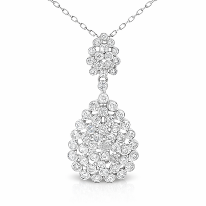 1.17ct diamond pendant in 14k white gold – Niara