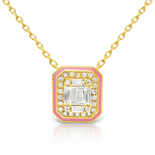 0.29ct diamond pendant in 14k yellow gold – Niara