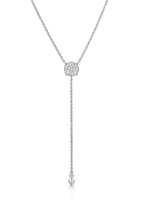0.74ct diamond pendant in 14k white gold – Niara