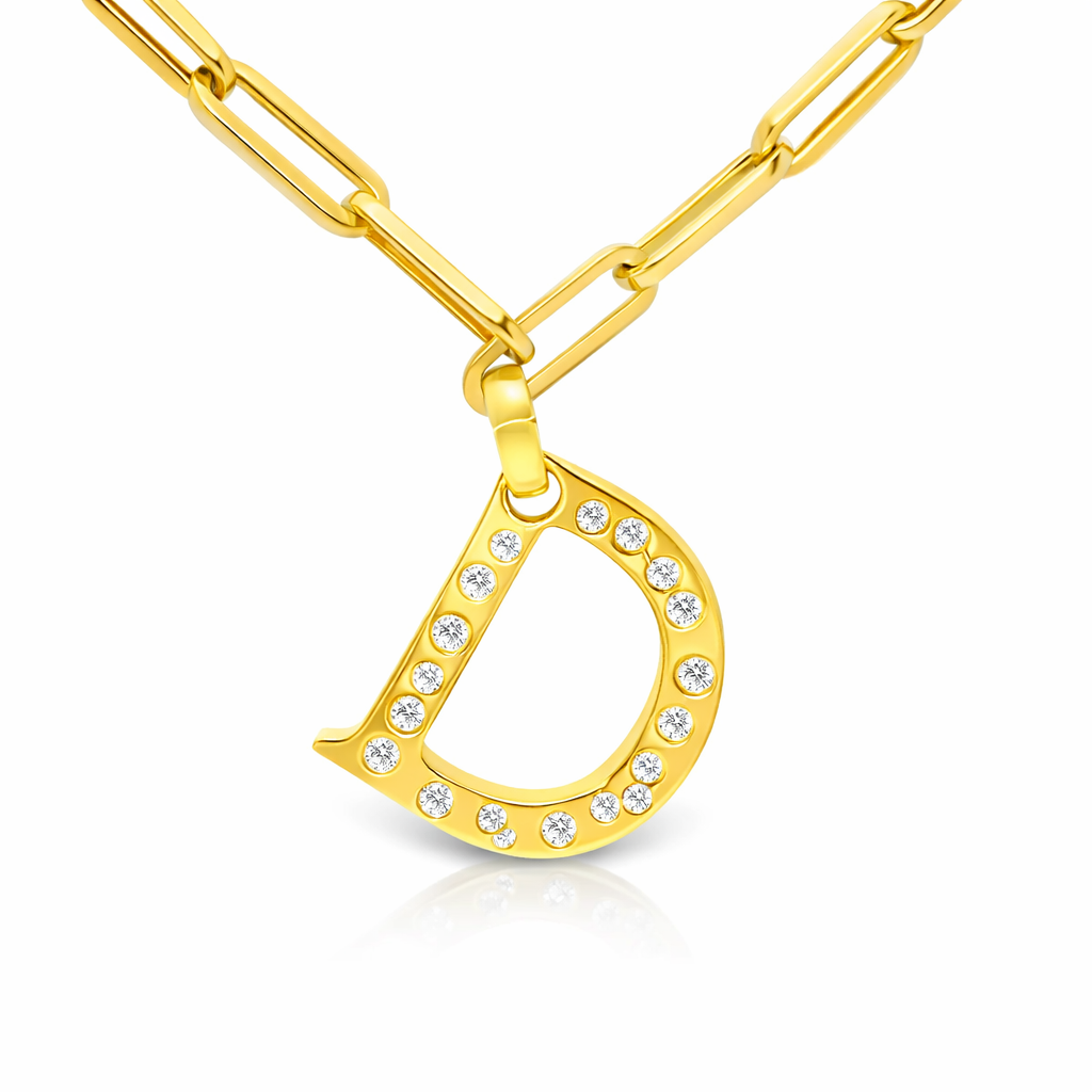 0.49ct diamond pendant in 18k yellow gold – Niara