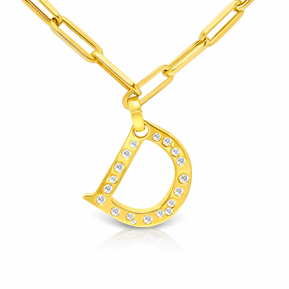 0.49ct diamond pendant in 18k yellow gold – Niara