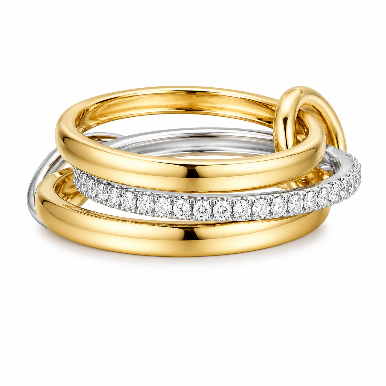 0.31CT Diamond Ring 14K Yellow Gold