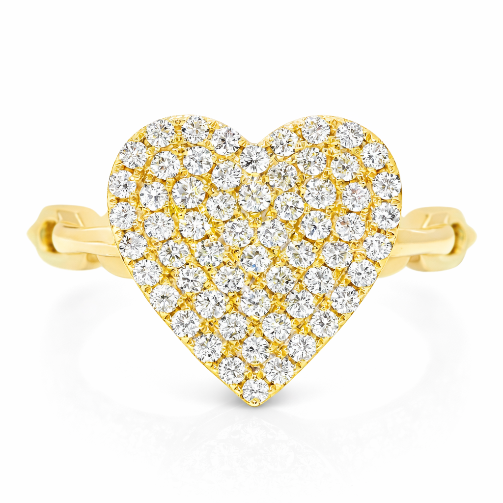 0.40CT Diamond Ring 14k Yellow Gold