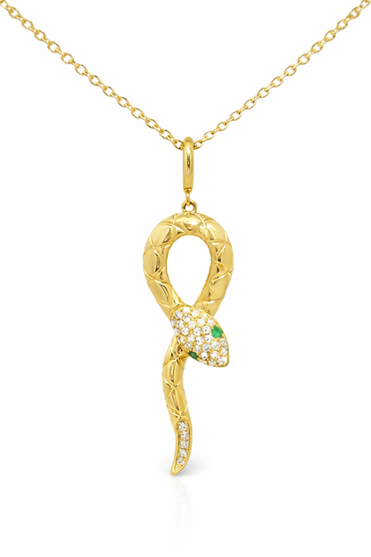 0.10ct diamond pendant in 14k yellow gold – Niara