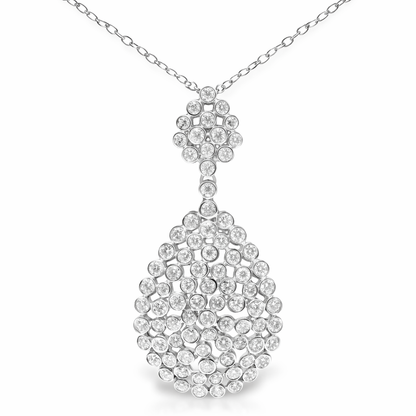 3.05ct diamond pendant in 18k white gold – Niara